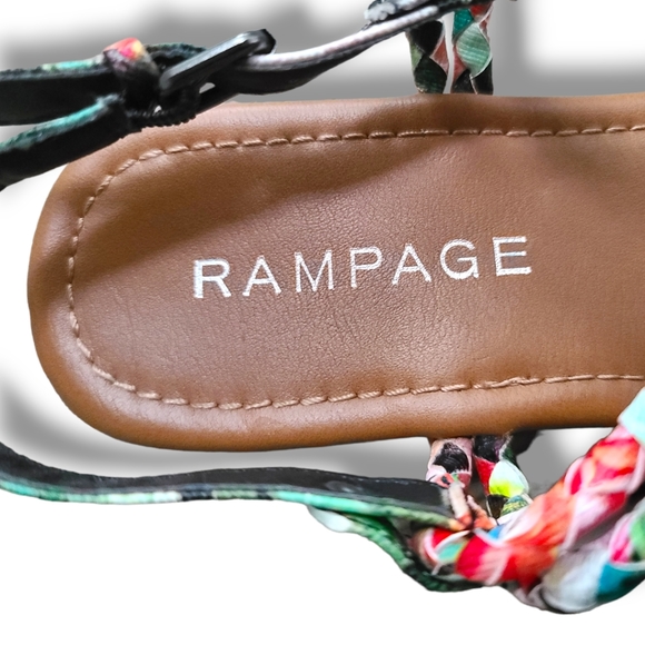 Rampage Women's Tropical Thong Sandals Size 8M - Picture 7 of 17